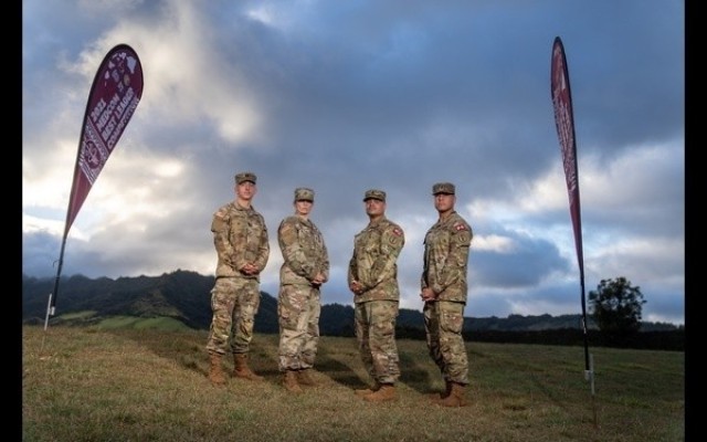 Regional Health Command Pacific's winning team is Capt. Jason Christman, 1st Sgt. Amy E. Davis, Staff Sgt. Israel R. Rivera and Spc. Jarrett P. Rodriguez. The 2021 Army Medicine Best Leader Competition took place July 25-30, 2021, at Schofield...