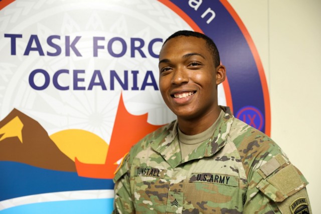 Sgt. Anthony Tunstall, assigned to U.S. Army Pacific Task Force Oceania (TF-O), saved a young boy from drowning during an enculturation training at the Polynesian Cultural Center (PCC) Wednesday, August 11.