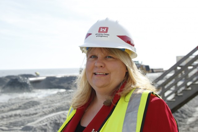 Lisa Metheney, Deputy District Engineer for Programs and Project Management for the U.S. Army Corps Of Engineers Charleston District. (U.S. Army photo by Sara Corbett)