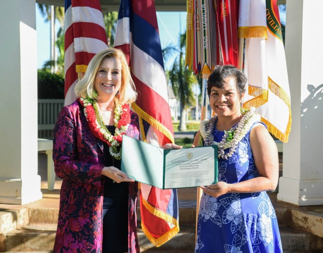 Secretary of the Army Christine Wormuth appoints Noelani Kalipi as a new Civilian Aide.