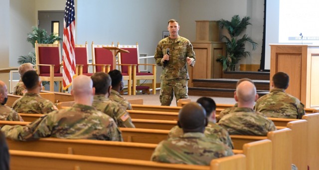 Lt. Col. (P) Sam Preston, U.S. Army chief of behavioral health, was one of the speakers and subject matter experts leading the discussions at the spiritual readiness pilot inside Main Post Chapel. Fort Drum was the latest installation to...