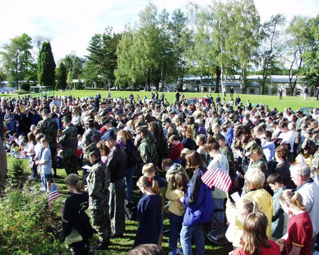 Remembrance ceremonies and vigils were held around the garrison.