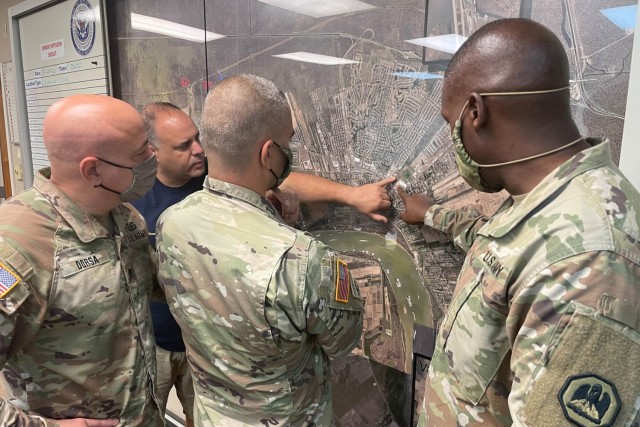 LOUISIANA - Members of the Louisiana National Guard coordinate Hurricane Ida response.