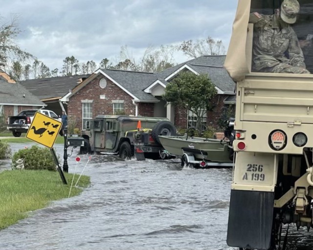 SOUTH LOUISIANA - Almost 5,000 members of the Louisiana National Guard are in south Louisiana assisting with relief and recovery efforts in the aftermath of Hurricane Ida.