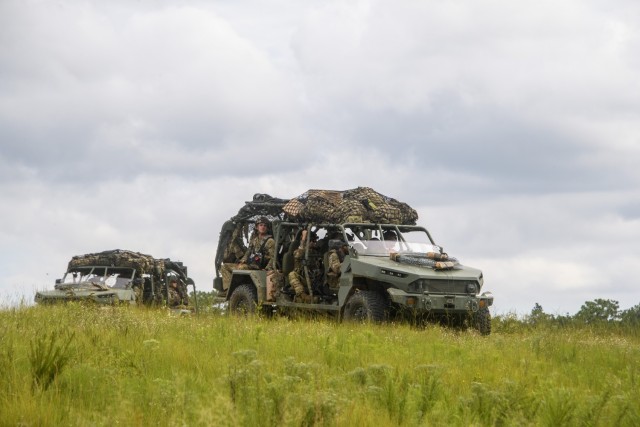82nd, 101st Airborne Division Soldiers test new Infantry Squad Vehicle at Ft. Bragg
