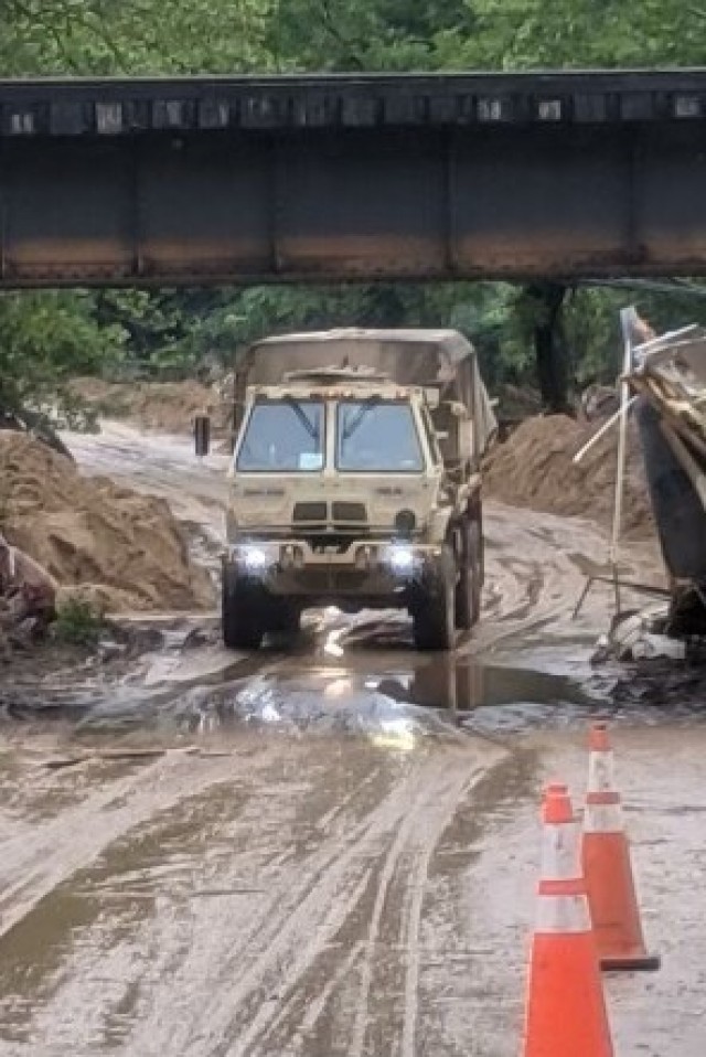 Virginia Guard helps with flood response in Buchanan County