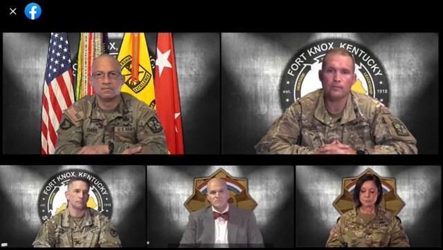 Fort Knox leaders hosted a COVID-19 town hall Sept. 1, 2021, which was streamed live on social media. A variety of topics included mask mandates, the delta variant, what vaccinations are available, and how they’re being administered.
