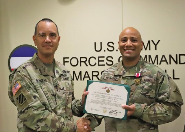 Meritorious Service Medal presentation