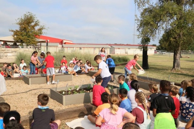 Watering flower beds