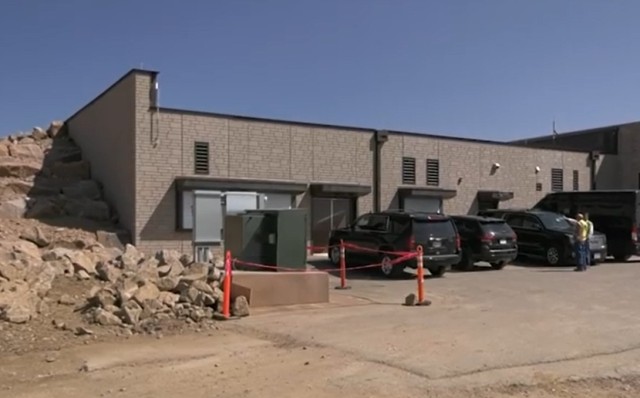 The U.S. Army Research Institute of Environmental Medicine&#39;s new High-Altitude Research Laboratory (HARL) on Pikes Peak, Cascade, Colo., Aug. 9.