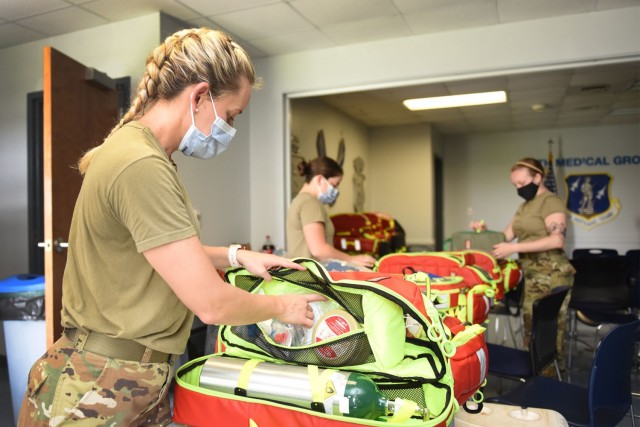 Airmen prepare for Hurricane Ida response