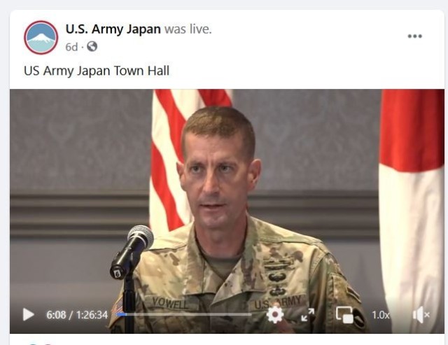 USARJ town hall updates Camp Zama community on Army housing, COVID-19