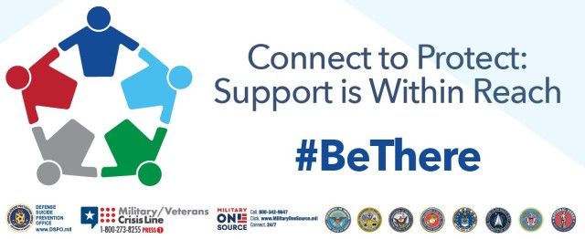 The 2021 themes used for National Suicide Prevention Month by the Department of Defense is “Connect to Protect – Support Is Within Reach” and by the Army is “It’s the Everyday, Little Things That Matter.” (DOD Graphic)