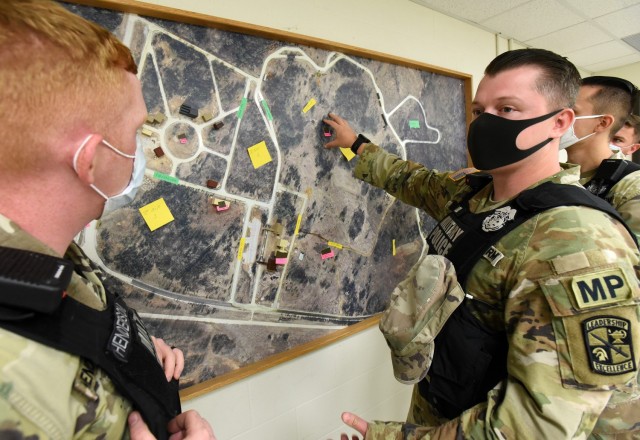 34th MPs conduct annual provost marshal office training evaluation during field exercise