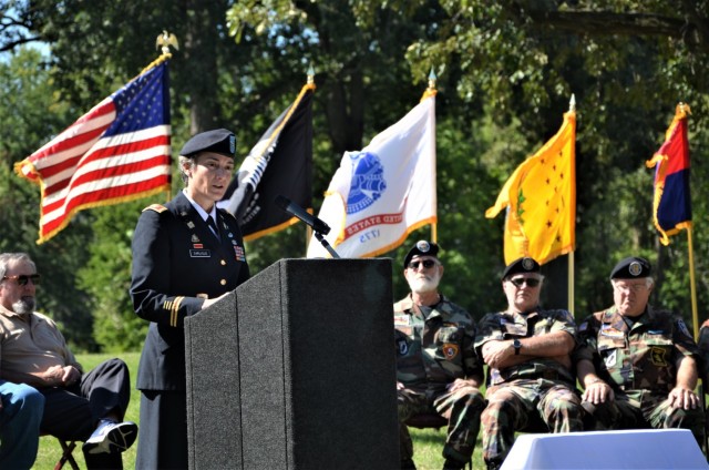 Col. Heather Carlisle, U.S. Army Sustainment Command, was a guest speaker at the Americal Division Memorial Dedication at Rock Island National Cemetery in Illinois and shared her thoughts on the importance of appreciating veterans’ service....