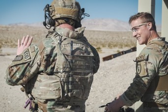 U.S. Army Explosive Ordnance Disposal technician earns Master EOD Badge on Fort Irwin