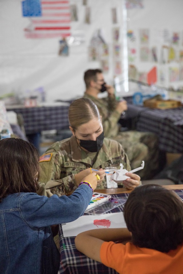 Arts and Crafts with Afghan Children