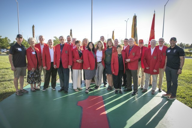 Distinguished Trooper Award recipients received their Distinguished Trooper Red Jacket during last night’s ceremony. John Armbrust, Lt. Gov. John Moore, Pat Bruzina, retired Command Sergeant Major Dick Young, Ligia Paquette, Mark Edwards, Scott...