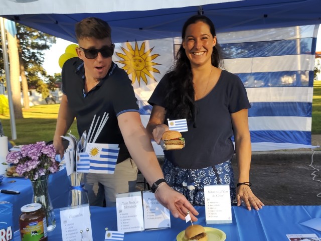 Representatives from the Oriental Republic of Uruguay were on hand during the annual festivity.