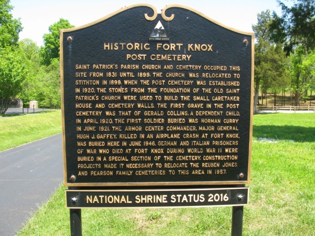 The Fort Knox Main Post Cemetery earns National Shrine Status for the second time in a row in 2021, making it the only Army cemetery to do so.