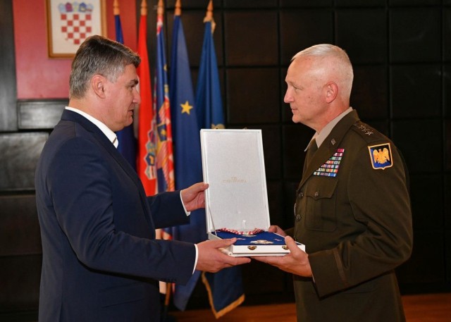 Army Guard director awarded Croatian Duke of Trpimir medal