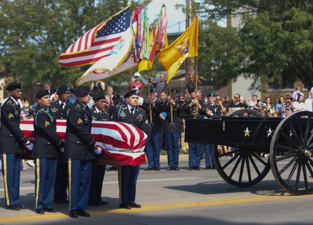 Chaplain (Capt.) Emil J. Kapaun is welcomed home with honors and remembered during several public and private ceremonies throughout Wichita and Pilsen Kan., Sept. 25-29, 2021. In March, the Defense POW/MIA Accounting Agency identified Kapaun&#39;s remains, who previously served with the 3rd Battalion, 8th Cavalry Regiment, 1st Cavalry Division during the Korean War. He was posthumously awarded the Medal of Honor in 2013 for his actions overseas. 