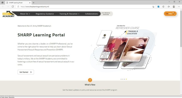 SHARP Learning Portal