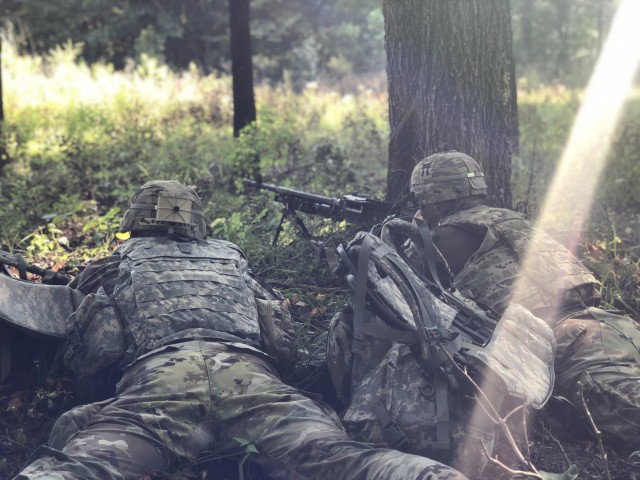 1st Battalion, 187th Infantry Regiment, “Leader”,3rd Brigade Combat Team “Rakkasans” , 101st Airborne Division “Air Assault” lieutenants conduct raid on enemy storage depot during a two-day training exercise known as the Leader...