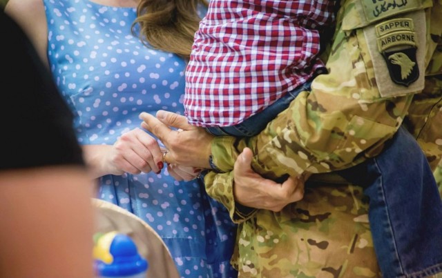 Putting my husband’s wedding ring back on his finger when he returned from a deployment to Afghanistan in 2014. In our years together, through many ups and downs, we’ve been able to use the teachings gained through Strong Bonds retreats in our...