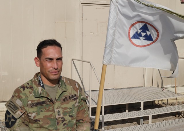 Army 1st Sgt. Juan C. Colonrosado, deployed to Camp Arifjan, Kuwait, with the Fort Bragg, N.C., based 3rd Expeditionary Sustainment Command,  was born and raised in Puerto Rico before enlisting in the service in December 1998. Colonrosado said...