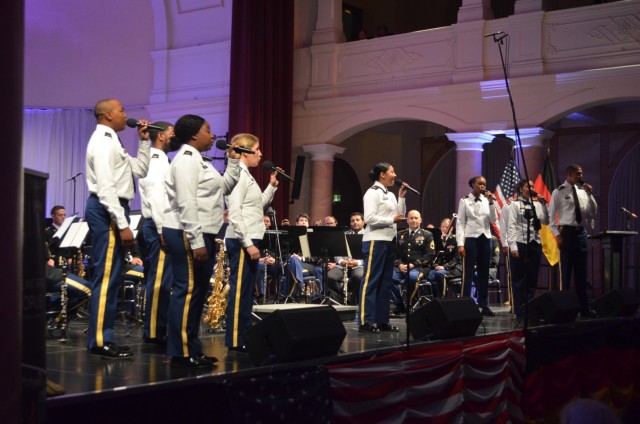 The German-American Friendship concert was hosted at the Fruchthalle Oct. 3. This is a longstanding partner between U.S. Army Garrison Rheinland-Pfalz and the city of Kaiserslautern.