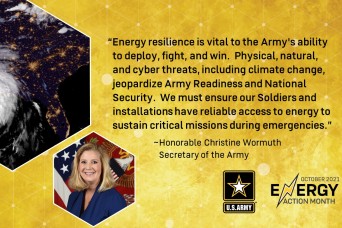 Energy Action Month Message from Secretary of the Army, Honorable Christine Wormuth