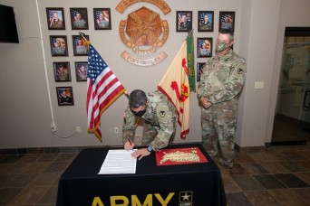 Fort Knox Garrison Leadership sign National Disability Employment Awareness Month Proclamation