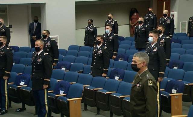 Twenty-eight of the Army&#39;s top company-grade officers were awarded the Gen. Douglas MacArthur Leadership Award by Army Vice Chief of Staff Gen. Joseph M. Martin during a ceremony at the Pentagon, Oct. 5, 2021.