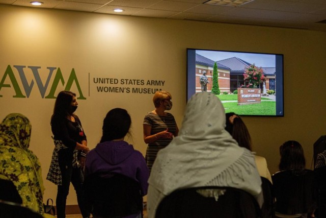 Fort Lee museum tours motivate Afghan women