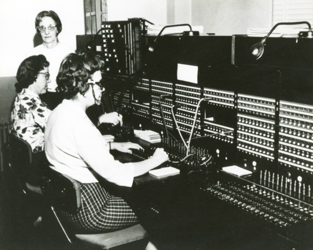 Telephone switchboard operators answered calls and routed those calls to the correct destinations on  Anniston Ordnance Depot. 