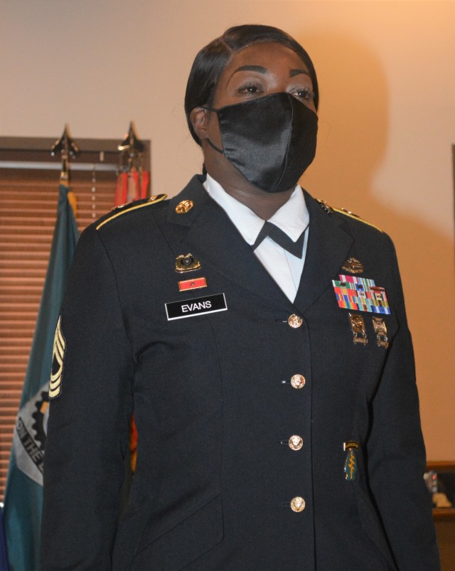 Master Sgt. Gaylynn Evans, brigade victim advocate, 403rd Army Field Support Brigade.