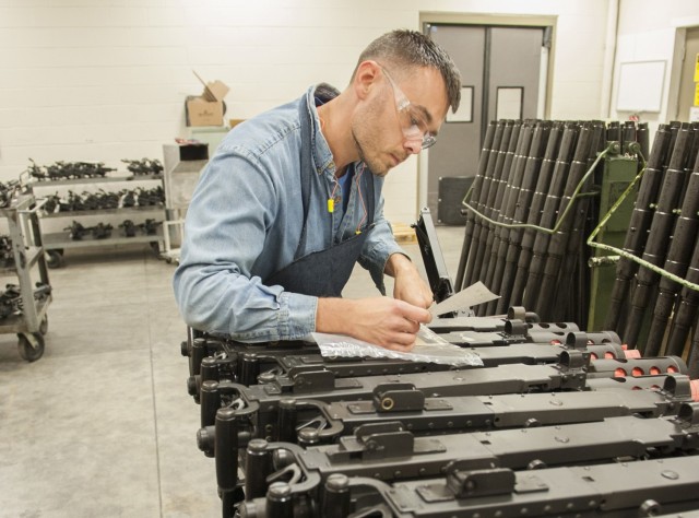 Twenty employees from Red River Army Depot, most of whom are members of the RRAD travel team, are at Anniston Army Depot to assist in small arms production, primarily in disassembly of the various weapons systems which are overhauled in Anniston.