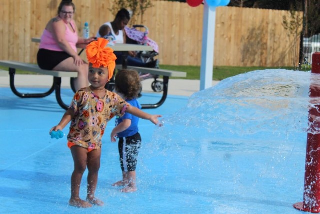 Splash pad fun