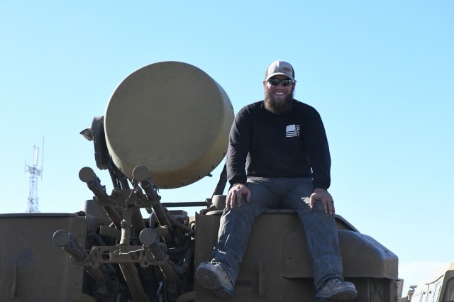 James Kilcer who previously served in the U.S. Marine Corps now serves as a contractor at the U.S. Army Yuma Proving Ground working in the department of threat electronics.