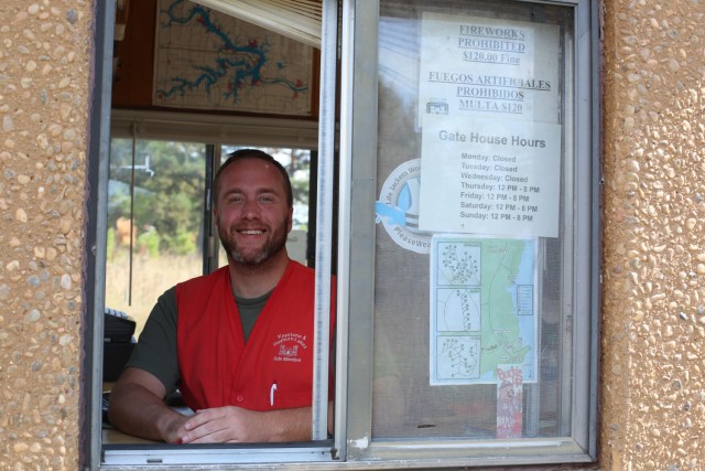 Ryan Williams- Gate Attendant at Walnut Creek Recreation Area on Keystone Lake.