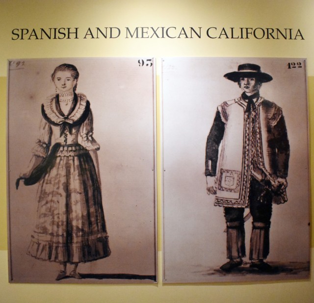 An exhibit at the Presidio of Monterey Museum shows what Spanish soldiers and women would have worn after the Spanish colonized Monterey in 1770.