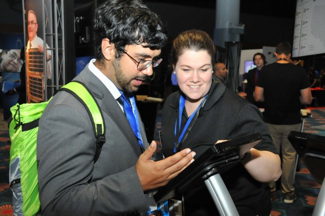 Participants at the 2019 Great Minds in STEM used the Yello App to register and add information such as academic institution, graduation year, area(s) of interest and resumes. The GMiS conference was held virtually this year; representatives from DEVCOM’s eight centers and lab participated in the two day career fair, interviewing candidates around the country.