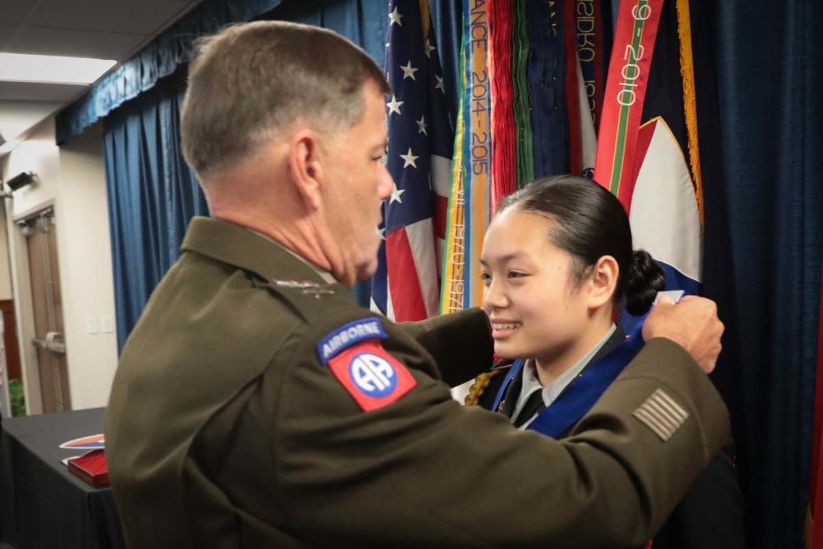 Prestigious JROTC Award Presented To Local Cadet By AMC Deputy ...