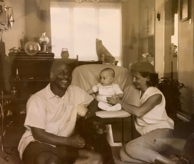 Robert L. Edmonson and Margaret Edmonson pictured with Robert L. Edmonson II months before his official adoption by the couple. The Edmonson adopted Robert Edmonson II while stationed in Germany with the U.S. Army. Their son went onto become a Major General in the Army.