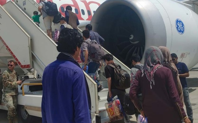 29th Infantry Division moves 5,000 Afghans through Kuwait
