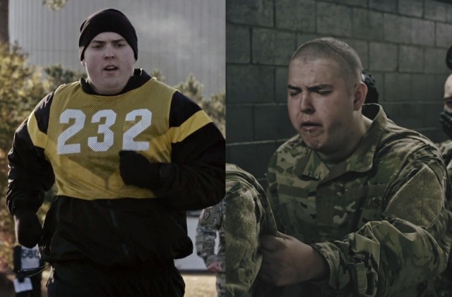 Riley Barnard, a native of southern Illinois, had to lose 100 pounds to join the Army. Barnard said he was inspired by his great grandfather's military legacy.
