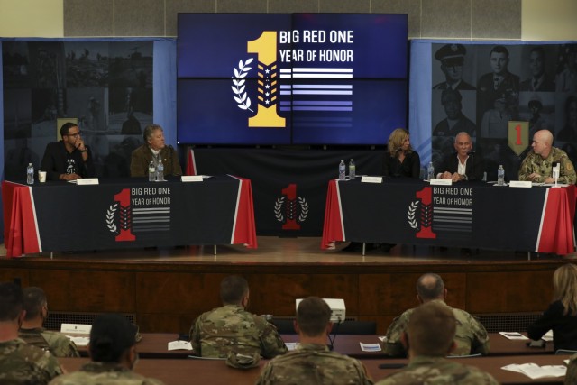 The 1st Infantry Division and Fort Riley hosts a Leadership Professional Development panel discussion that focused on virtue, Nov. 10, 2021, at Fort Riley, Kansas. As a part of its Big Red One Year of Honor, 1ID hosted a LPD almost every month in...