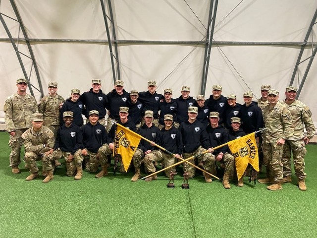 Minnesota’s Fighting Saints Battalion – comprised of students from Saint John’s University, The College of Saint Benedict and Saint Cloud State University – won both the five- and nine-person team divisions of the 3rd Brigade Army ROTC...
