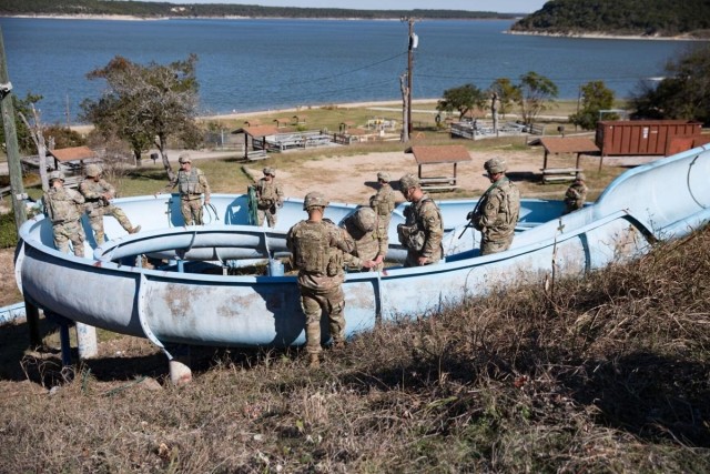 Water slide detonation prep